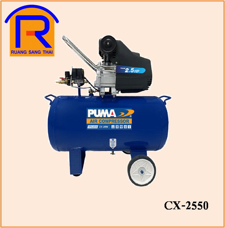 ปั๊มลมโรตารี่ PUMA 2.5 HP 50L CX-2550