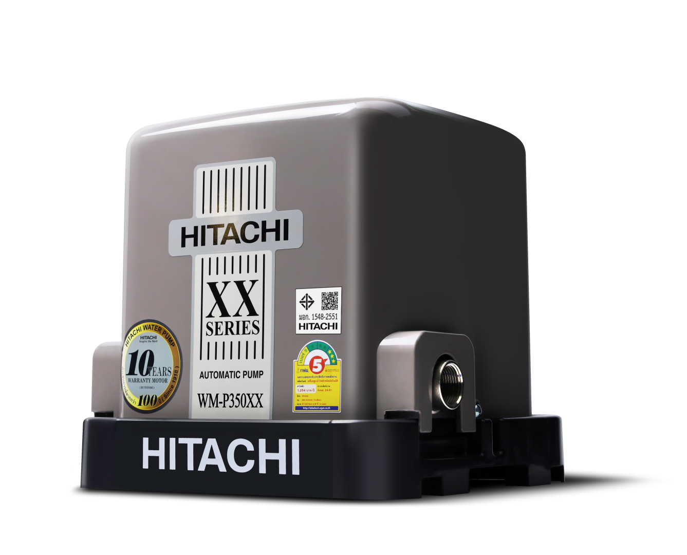 ปั๊มน้ำอัตโนมัติคงที่ 350w. HITACHI WM-P350XX