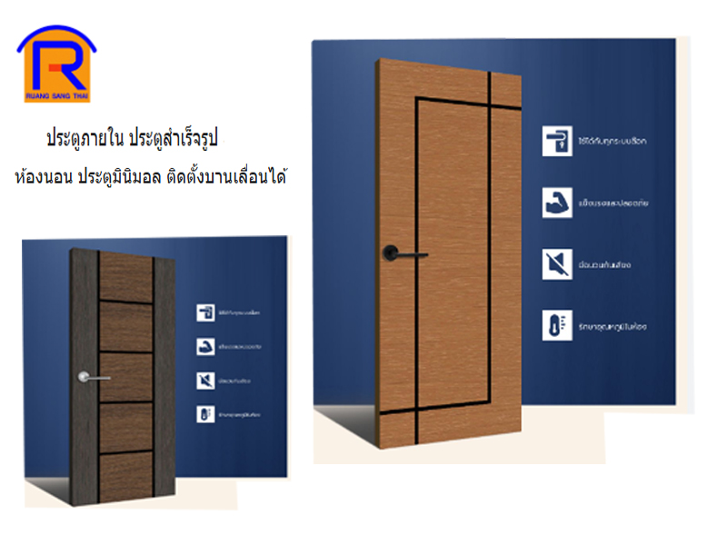 ประตู SMART ECO 80 x 200 cm. CITY EP1